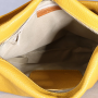 luxusní kožené kabelky a batohy ke kabátu žluté Josefina