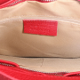 kožené kabelky a batohy 2v 1 velké červená Parma