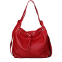 Dámské kvalitní kožené kabelky a batohy 2v 1 červená Parma