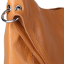 lehké vera pelle kožené kabelky na rameno camel morena
