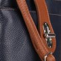 kožené kabelky crossbody apola modré s hnedou