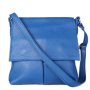 Kvalitní dámské kožené kabelky letricia modré