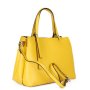 luxusní kožené kabelky do ruky marilin žluté