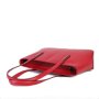moderní dámské červené kožené kabelky Nina
