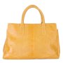 velké prostorné kožené kabelky pro dámy bernardeta žlutá