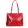Dámské červené italské kožené kabelky Meneti