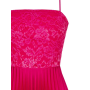 Dámské tylové šaty Rinascimento růžové 1000651401613 S