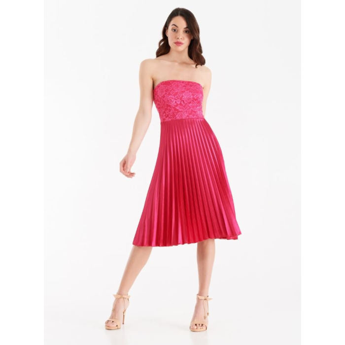 Dámské společenské šaty Rinascimento růžové 1000651401613 S