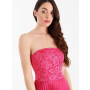 Elegantní dámské šaty Rinascimento růžové 1000651401613 S