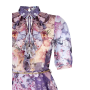 Dámské asymetrické šaty s volány fialové Kitana CFC0102365003 48