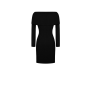 Dámské svetríkové černé šaty Rinascimento 1000639058396