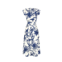Dámské letní dlouhé šaty modré Rinascimento 1000647171667