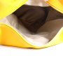 žluté s hnědou na rameno kožené kabelky alena