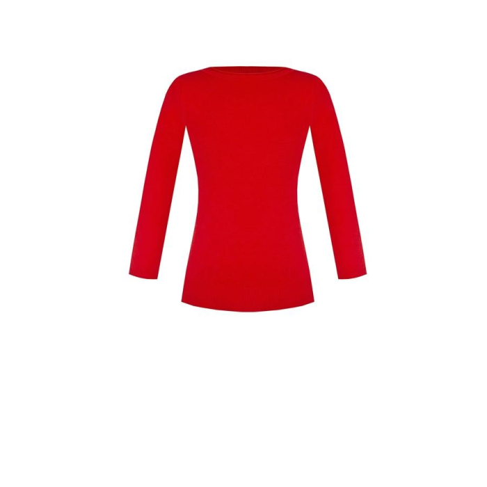 Dámský příjemný pulovr Rinascimento červený CFM80010242003