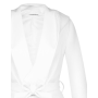 Dámský kvalitní kabát s kapucí bílý Kitana CFC80102546003