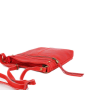 luxusní dámské kožené kabelky filomena červené