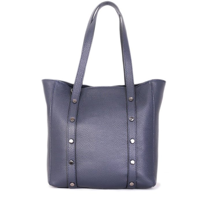 kvalitní dámské kožené kabelky na rameno slevina modré