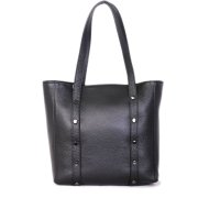 kvalitní dámské kožené kabelky na rameno slevina černé