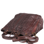 moderní velké dámské kožené kabelky radomira  čokoládová